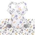 4 in 1 Baby Carrier,Ergonomic Infant Carrier Backpack,Breathable Front Back Carrying Wrap Seat for Newborn Toddlers up to 33 Lbs,Colorful